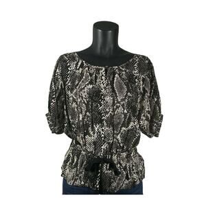 Express Peplum Top Blouson - Small Petite